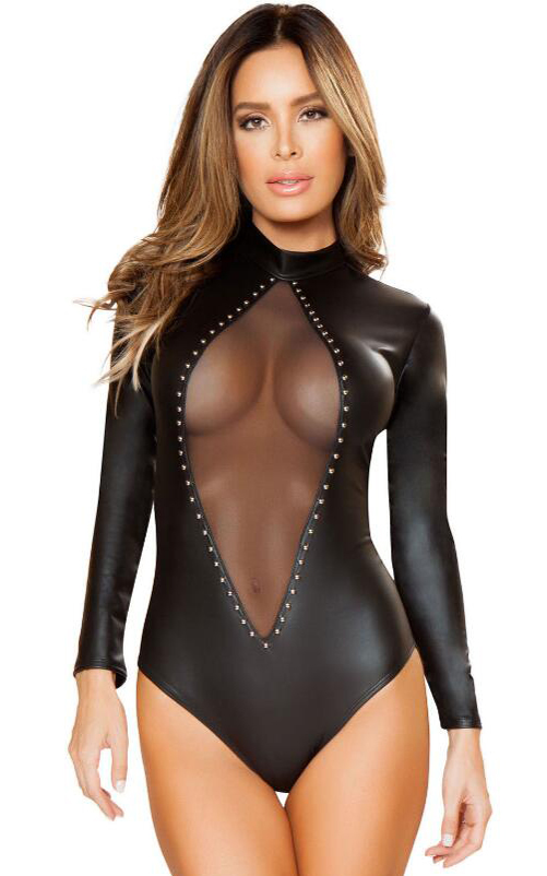 SZ60231 Leather catsuit